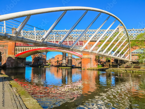 Fotografia Bridges and channels of the Castlefield, an inner city conservation area, Manche