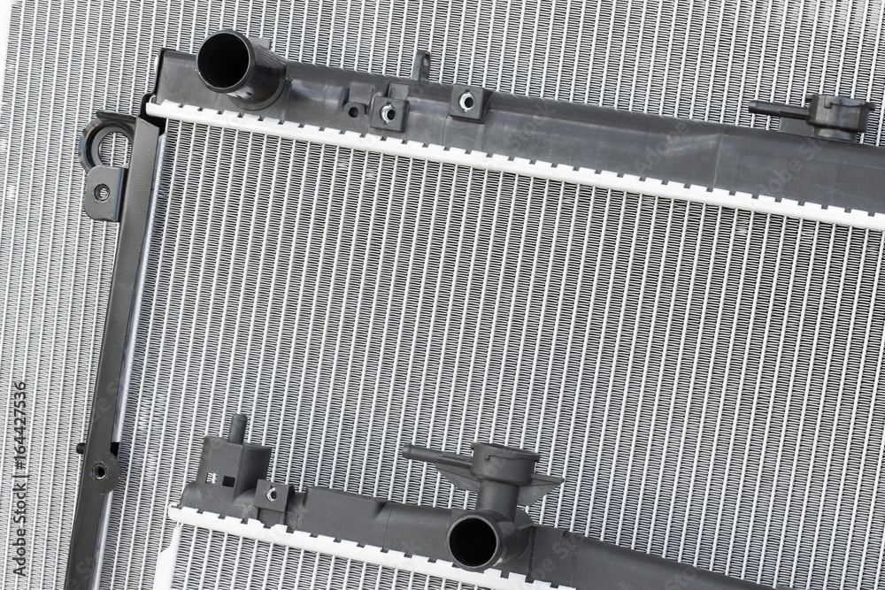 Fototapeta premium Engine cooling radiators