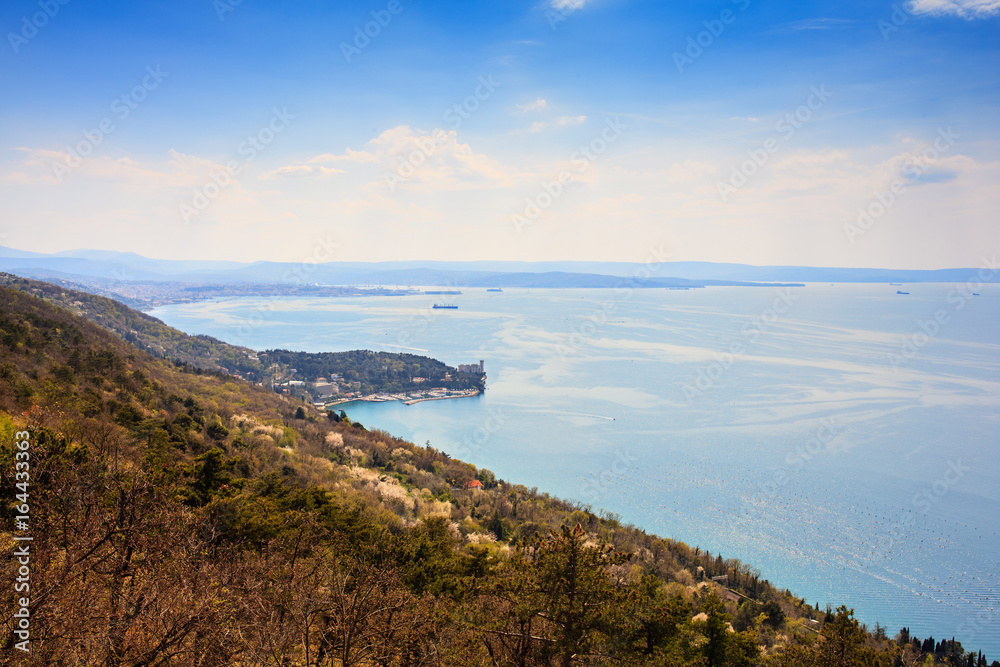 View of Trieste sea