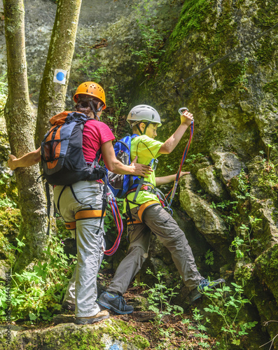 auf geht's zum Klettersteig-Abenteuer