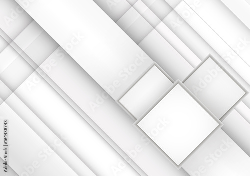 White grey stripes. Geometric technology abstract background.
