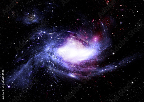 Fototapeta Naklejka Na Ścianę i Meble -  galaxy in a free space