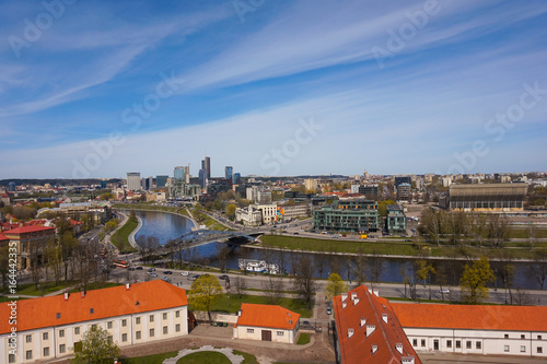 Vilnius panorama in sunny day