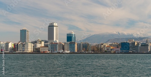 Izmir panorama in sunny day