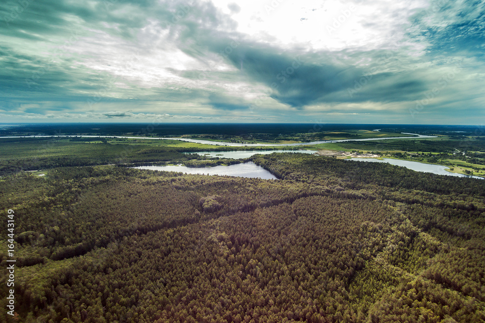 Lielupe river middle reaches, Latvia. Lielupe river middle reaches, Latvia.