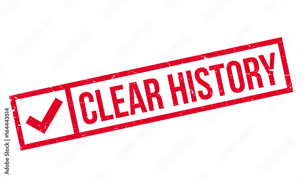 Clear History rubber stamp. Grunge design with dust scratches. Effects can be easily removed for a clean, crisp look. Color is easily changed. Clear History rubber stamp. Grunge design with dust scratches. Effects can be easily removed for a clean, crisp look. Color is easily changed.