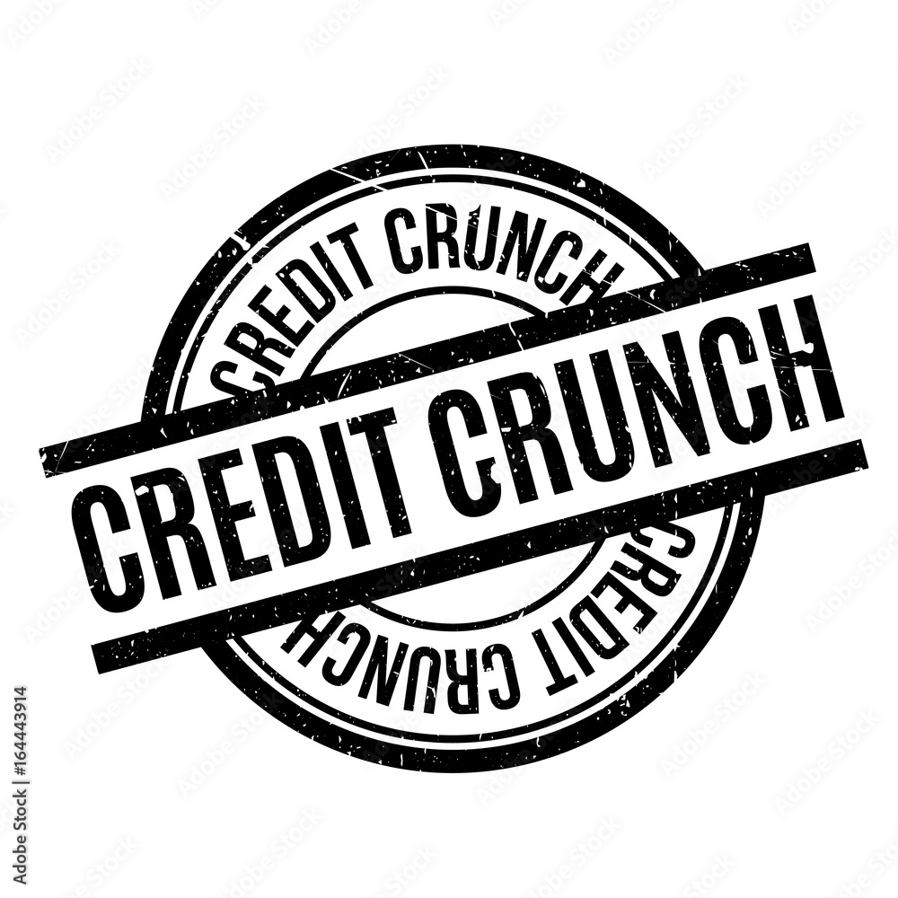 Credit Crunch rubber stamp. Grunge design with dust scratches. Effects can be easily removed for a clean, crisp look. Color is easily changed. Credit Crunch rubber stamp. Grunge design with dust scratches. Effects can be easily removed for a clean, crisp look. Color is easily changed.