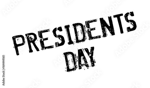 Presidents Day rubber stamp. Grunge design with dust scratches. Effects can be easily removed for a clean, crisp look. Color is easily changed.