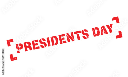 Presidents Day rubber stamp. Grunge design with dust scratches. Effects can be easily removed for a clean, crisp look. Color is easily changed.