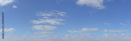 blue sky with clouds - panorama