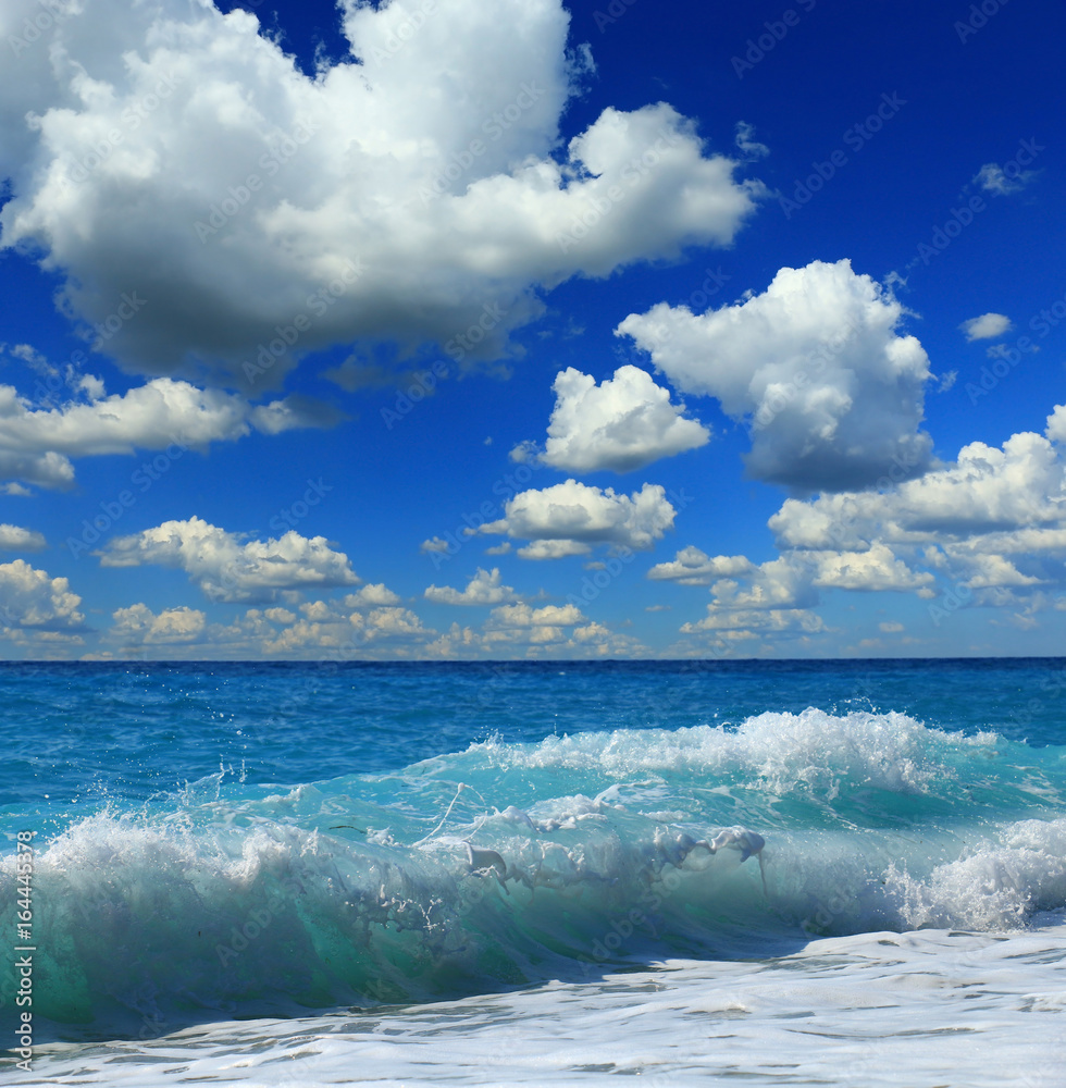 Obraz premium Blue Ocean Wave