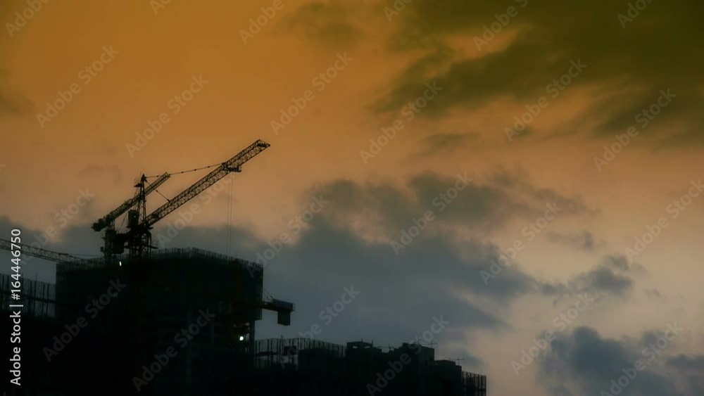 Dark clouds cover sun sky,building high-rise,House silhouette,sunrise,sunset. Dark clouds cover sun sky,building high-rise,House silhouette,sunrise,sunset.