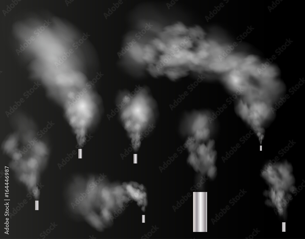 Smoke background steam isgenerated Royalty Free Vector Image