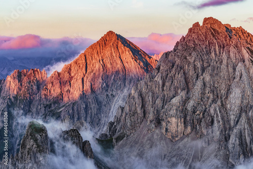 Amazing Mountains. Highlands of the Karwendel in the Alps photo