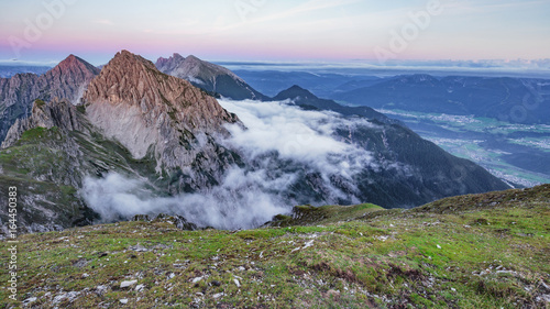Amazing Mountains. Highlands of the Karwendel in the Alps