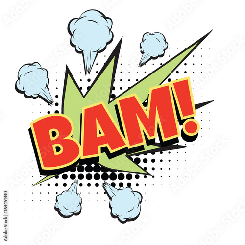 bam comic word