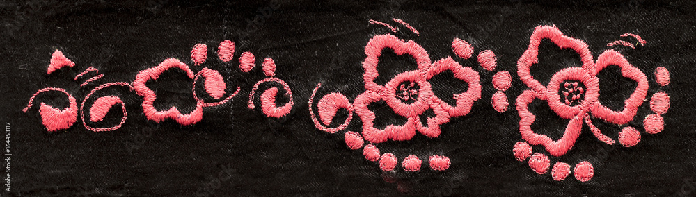 Fototapeta premium embroidery, handmade