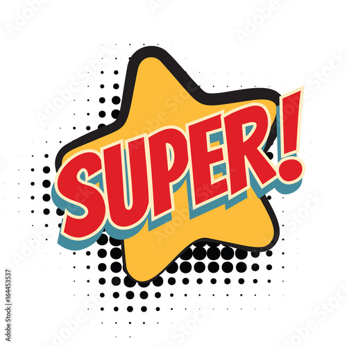 super comic word