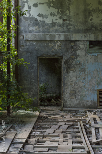 Abandoned Room In Ghost Town of Chernobyl Within Chernobyl Alienation Zone