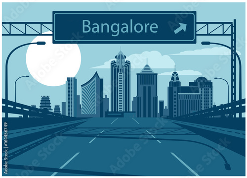 Bangalore skyline