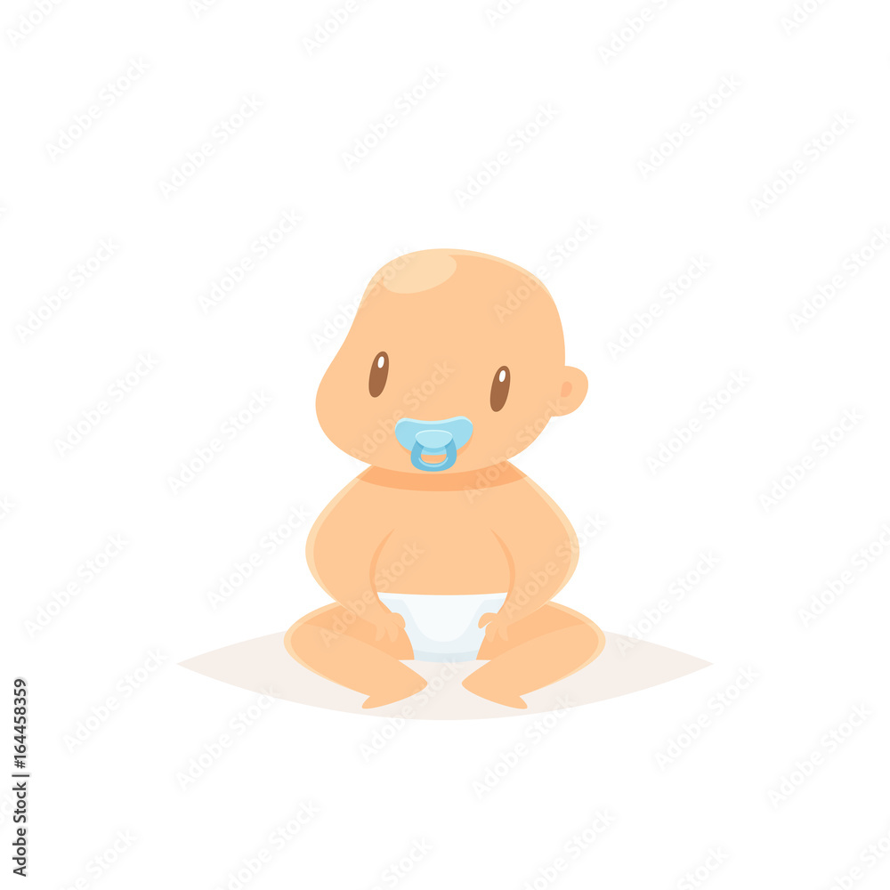 Cute baby vector illustration