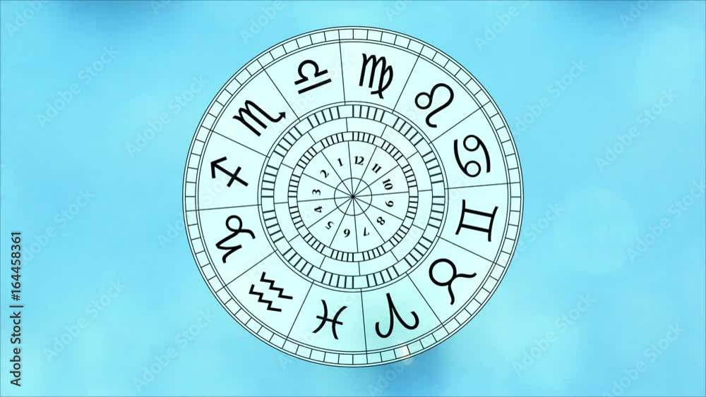 Zodiac astrology signs for horoscope, simple looping animation Zodiac astrology signs for horoscope, simple looping animation
