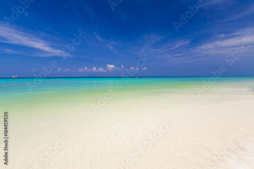 Thailand. Sea background. White sand