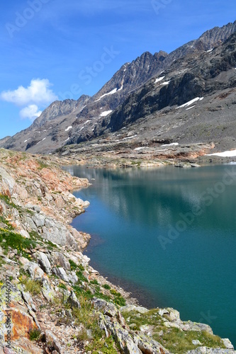 Fototapeta Naklejka Na Ścianę i Meble -  Lac Alpes d'Huez