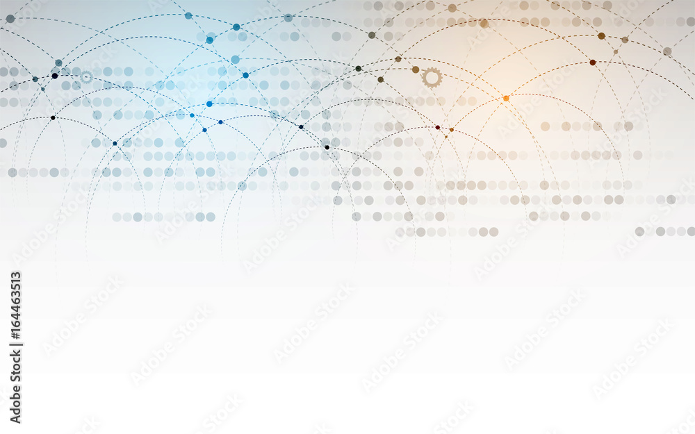 Neural network concept. Connected cells with links. High technology process. Abstract background Neural network concept. Connected cells with links. High technology process. Abstract background