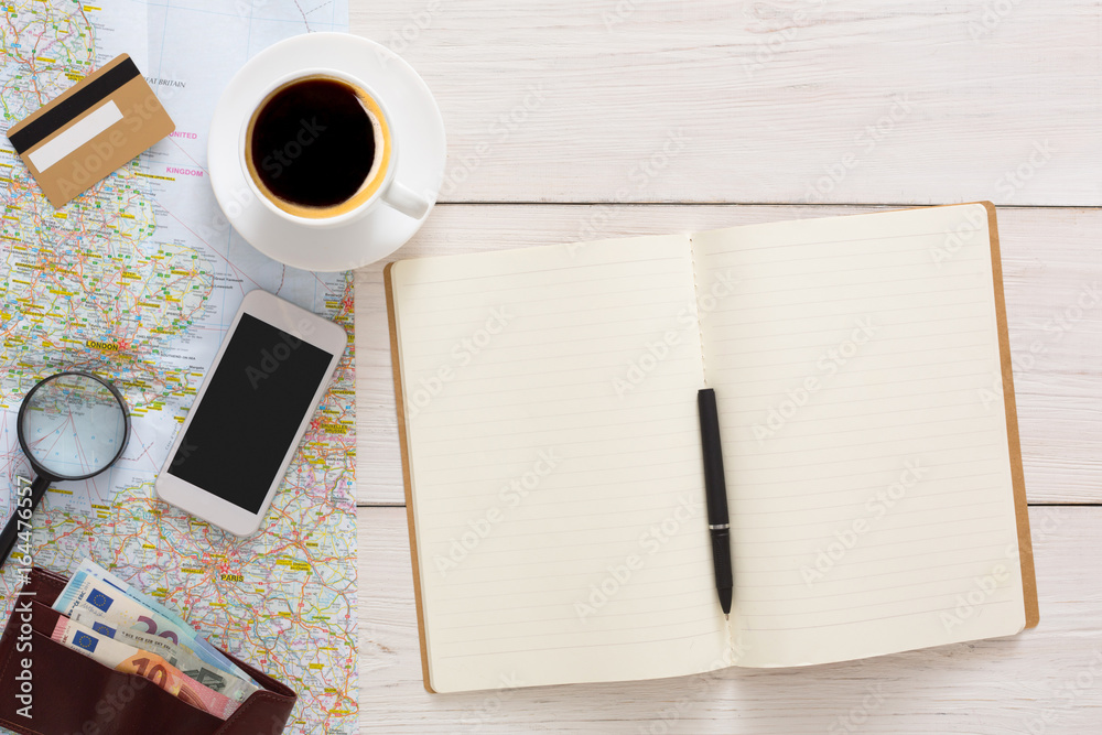 Travel planning and technologies concept Travel planning and technologies concept