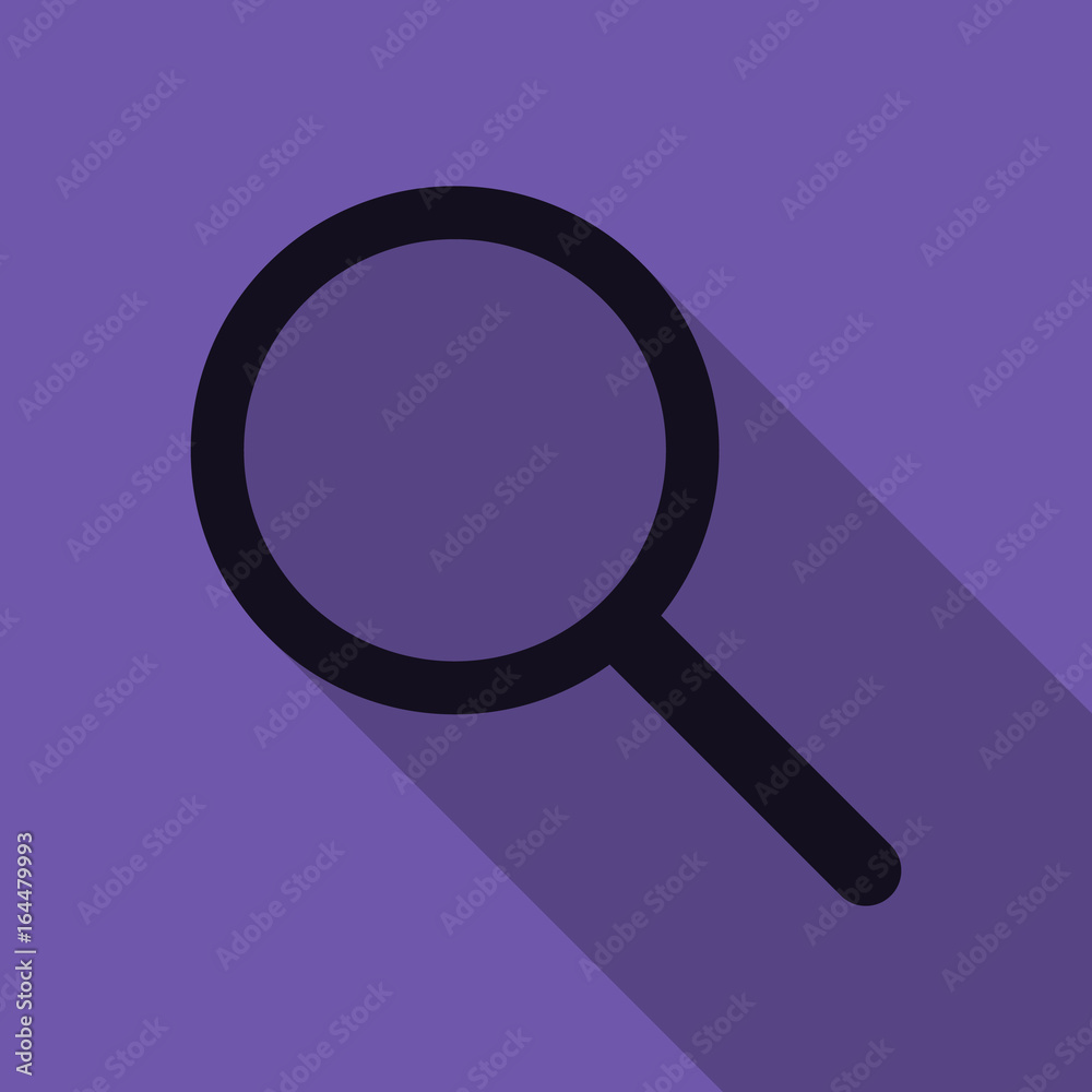Search icon with shadow.