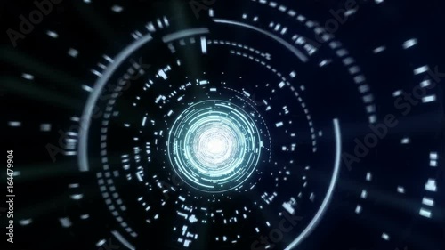 Science Fiction Futuristic Light Speed Loop photo