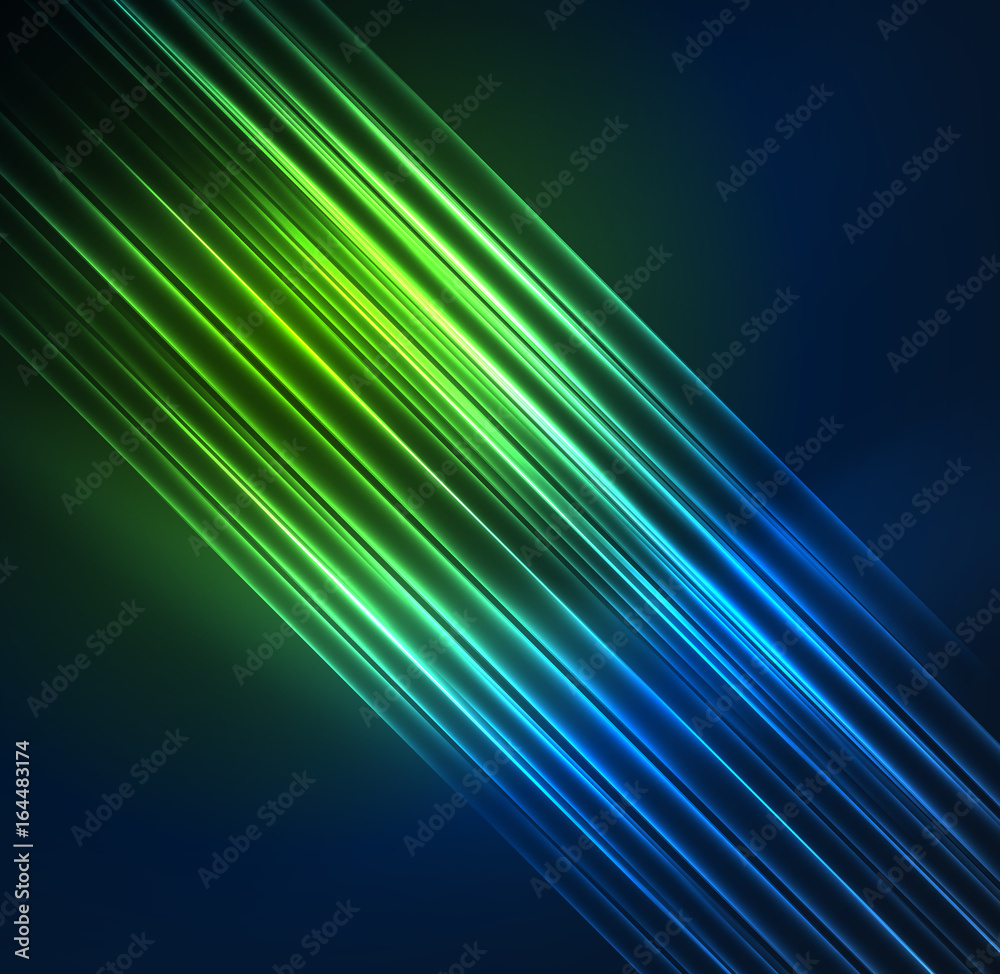 Glowing futuristic lines Glowing futuristic lines