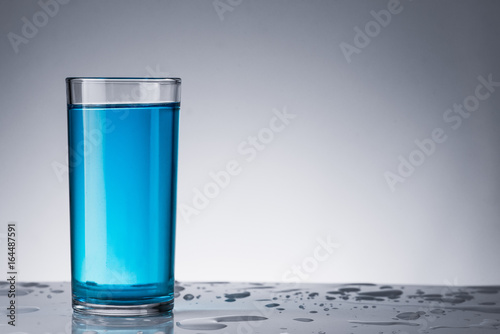 Glass of water photo