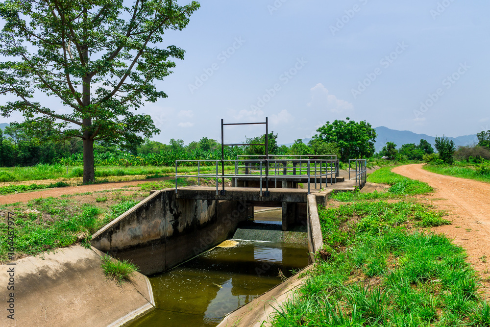 Lack of water in irrigation canal Lack of water in irrigation canal