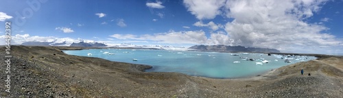 Gletscherlagune Jökulsarlon Panorama