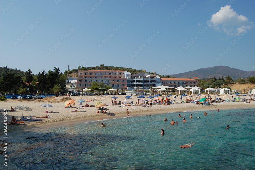 Strand Beach Insel Thasos Griechenland Sommer