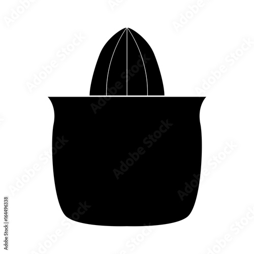 Juicer squeezer black icon .