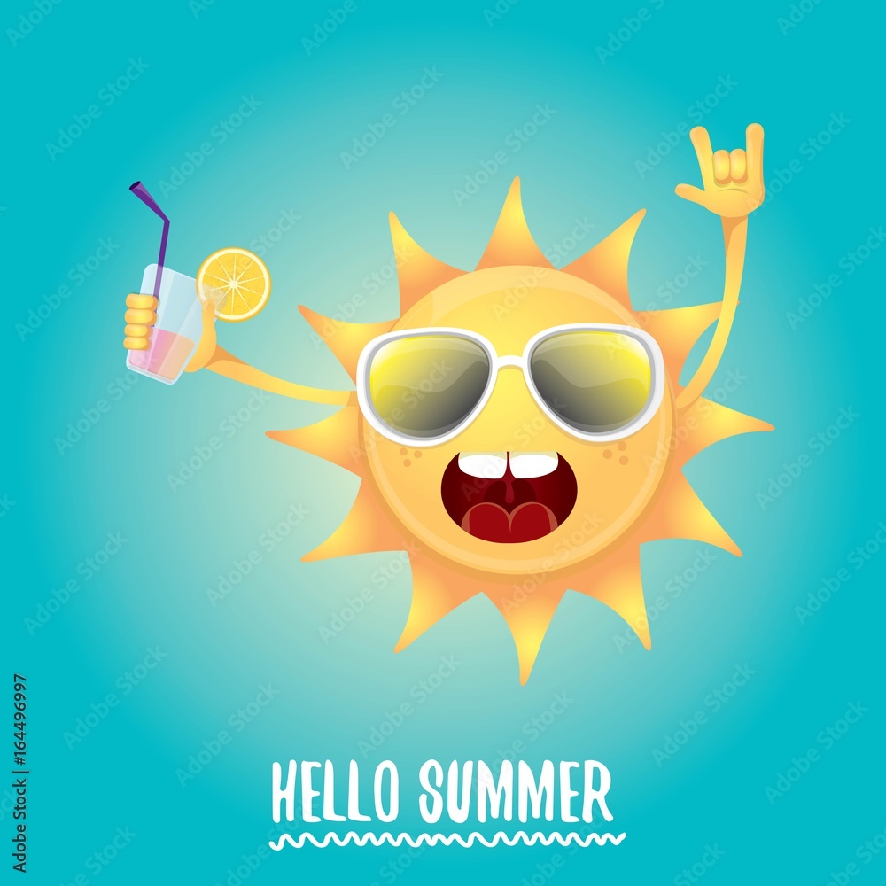 hello summer rock n roll vector label or logo. hello summer rock n roll vector label or logo.