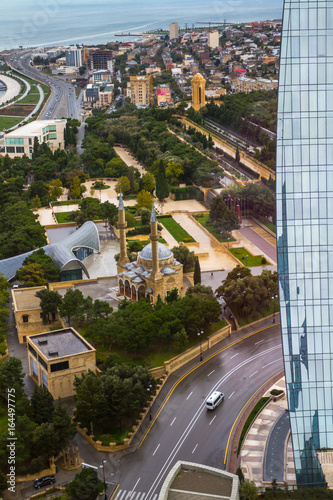 Landscapes of Autumn Baku, Azerbaijan