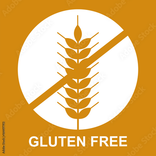 Gluten free icon vector