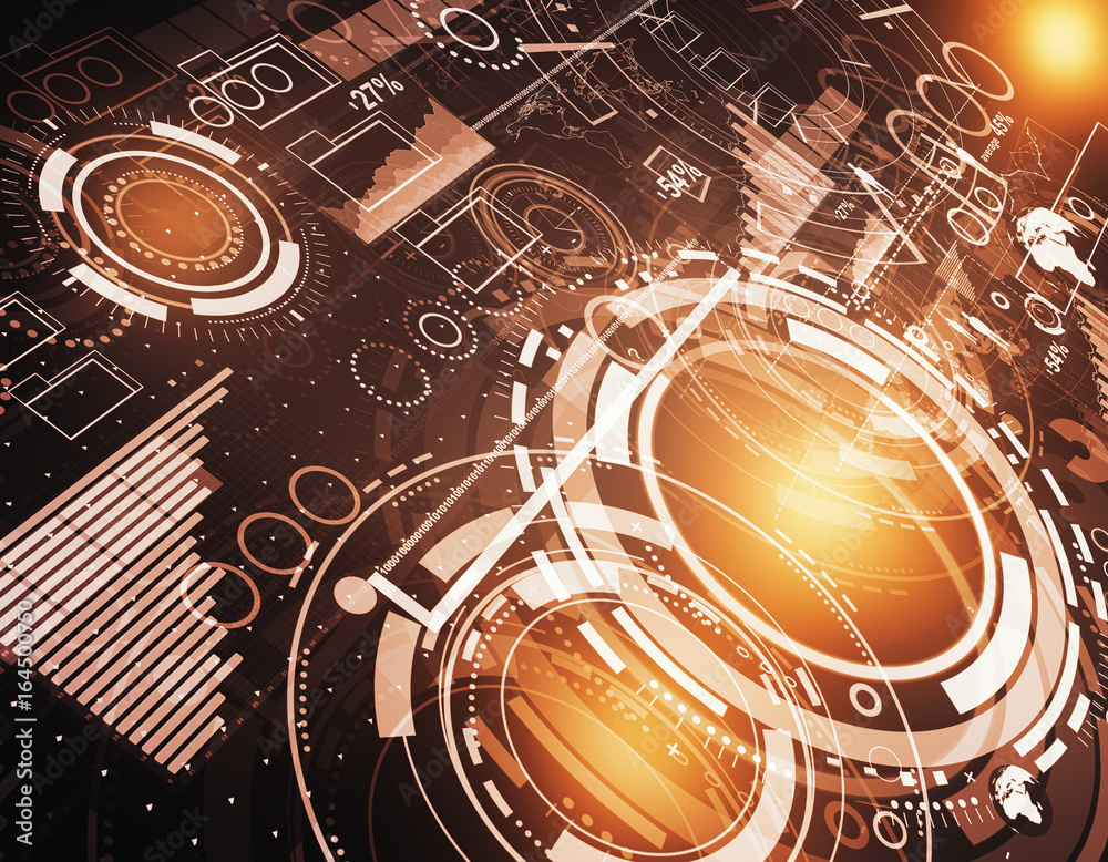 Fototapeta premium Technology, innovation and network concept