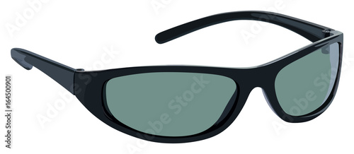 Black sunglasses side