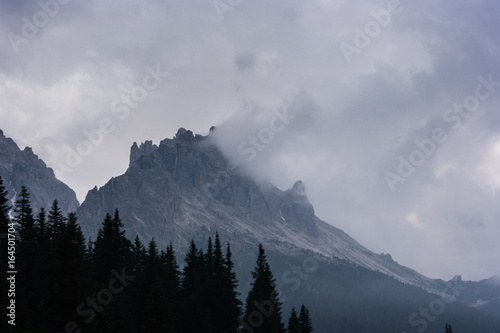 The Dolomite mountains