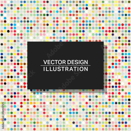 Multicolor dots background template