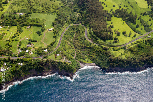 Luftaufnahme der Ostküste von Big Island, Hawaii, USA.