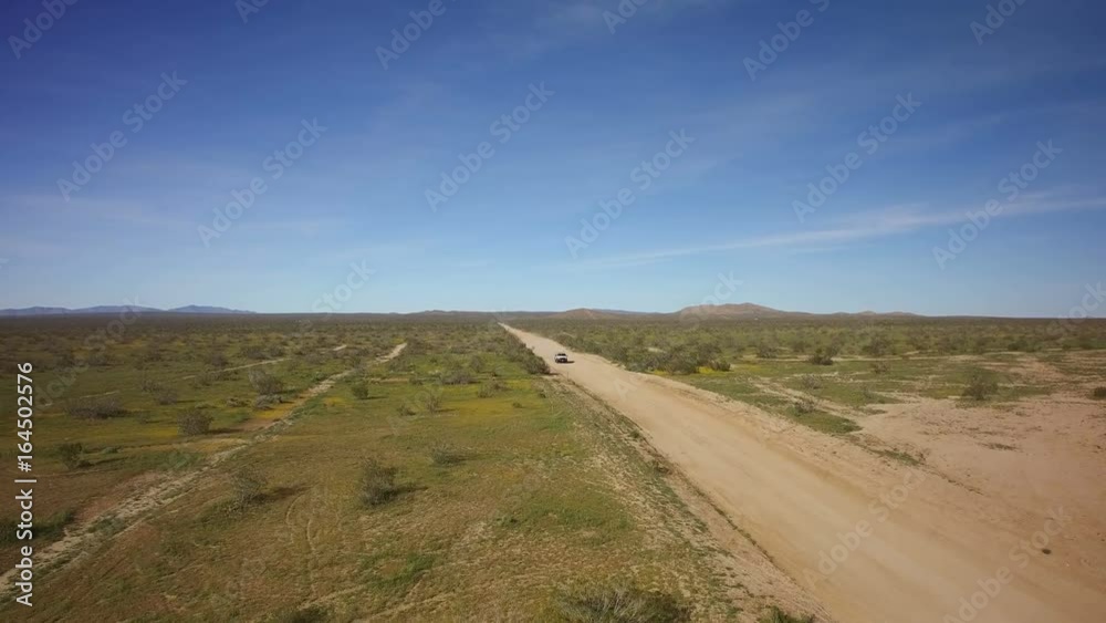 Desert Dirt Road Aerial 09 African Svanna or Mid East Desert Dirt Road Aerial 09 African Svanna or Mid East