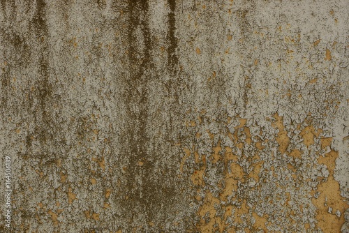 серо коричневый грязный фон из части фундамента бетонной стены здания 