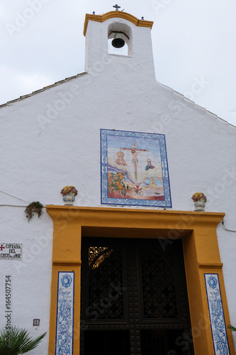 MARBELLA, ANDALUCIA/SPAIN - JULY 6 : Small Church in Plaza De Los Naranjos in Marbella Spain on July 6, 2017 photo