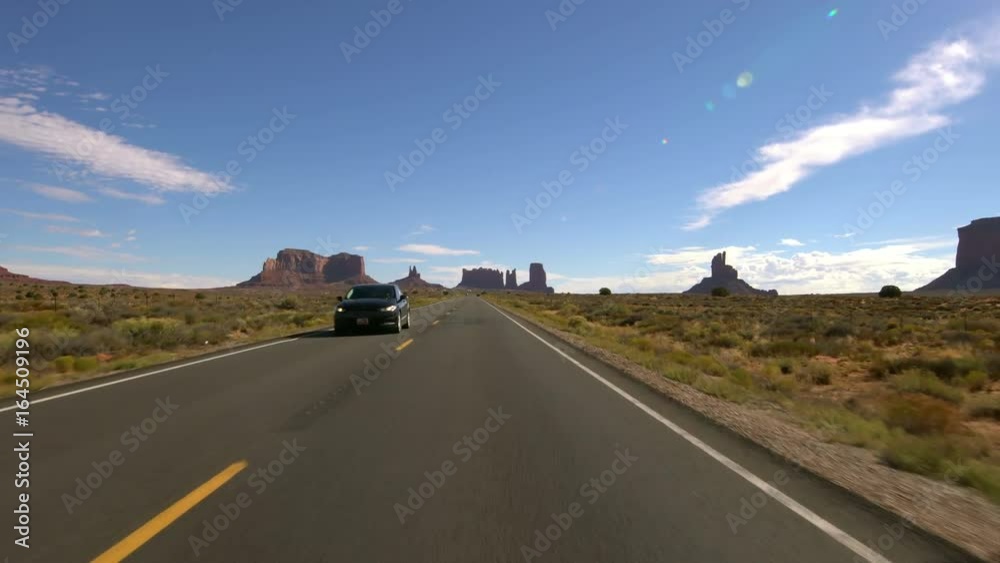 Monument Valley Driving Plate 26 Highway in Desert Monument Valley Driving Plate 26 Highway in Desert